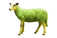 Ukrasna figura Sheep Green