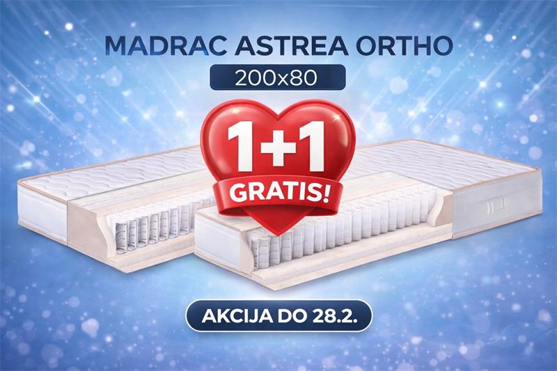 Madrac Astrea orthopedic 200x80cm 1+1 gratis