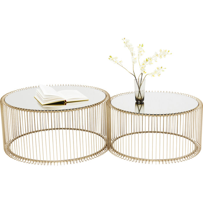 Set stolića Wire - Brass