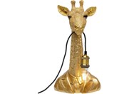 Stolna Lampa Animal Giraffe Gold