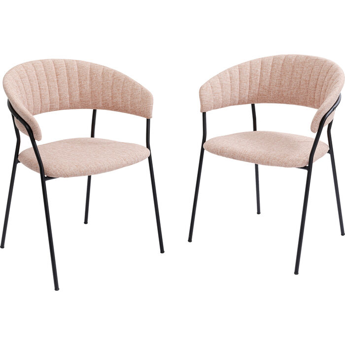 Stolica s rukonaslonom Belle Rose (2/Set)