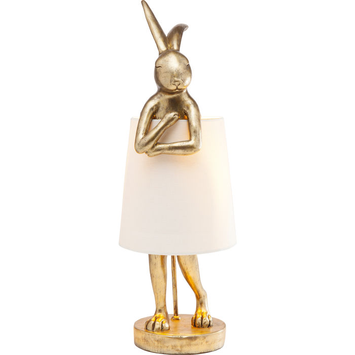 Stolna lampa Animal Rabbit gold/white 88 cm
