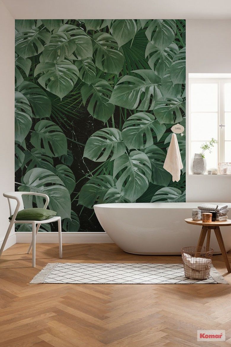 Tapeta Monstera on Marble P035-VD2