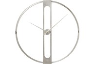 Zidni sat Clip Silver 60cm