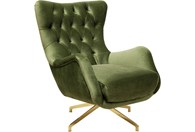 Naslonjač Bellissima Velvet Green