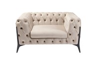 Fotelja Bellissima Velvet Taupe 120cm