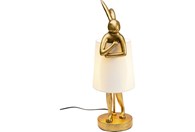 Stolna lampa Animal Rabbit gold/white 50 cm