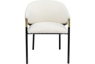 Stolica s rukonaslonom Boulevard White