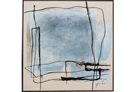 Slika Dust Blue 100x100cm