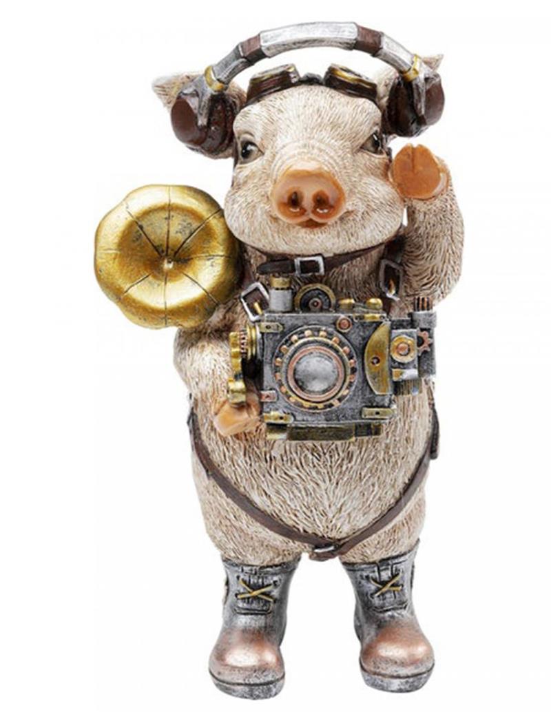 Ukrasna figura Pig Musician