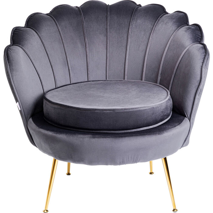 Fotelja Water Lily Gold Grey