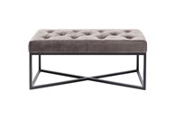 Klupa Crossover Grey Black 90X40