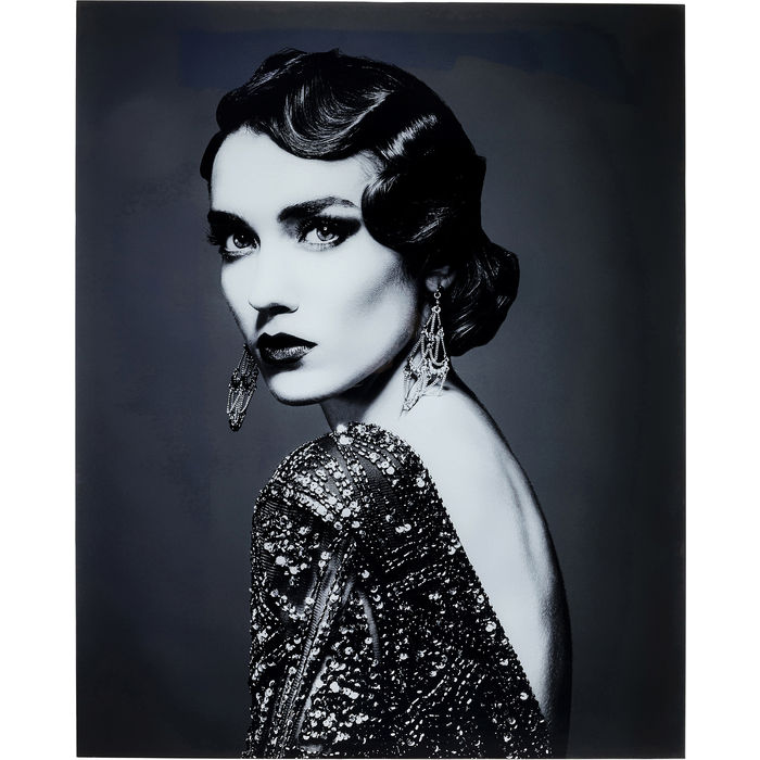 Slika Glass Beauty Lady 150x120 cm