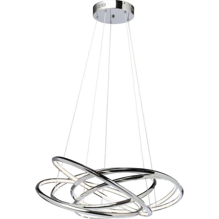 Viseća lampa Saturn LED Chrome velika