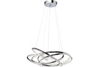 Viseća lampa Saturn LED Chrome velika