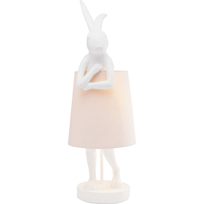 Stolna lampa Animal Rabbit white/rose 68 cm