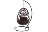 Ljuljačka na stalku Ibiza Smeđa