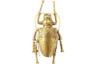 Zidni ukras Longicorn Beetle Gold