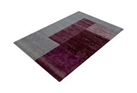 Tepih Malana Silver Burgundy