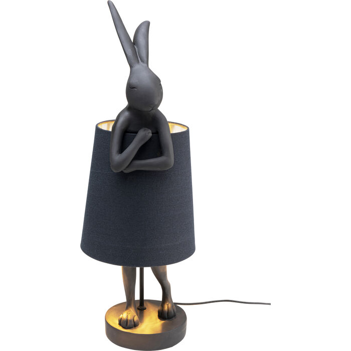 Stolna lampa Animal Rabbit matt black 68 cm