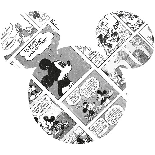 Zidna naljepnica Mickey Head Comic Cartoon DD1-007