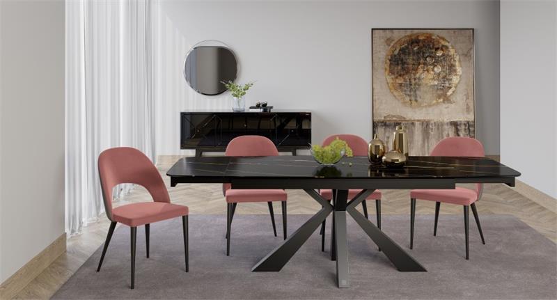 Stol Moena na razvlačenje - CRNI