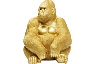 Ukrasna Figura Monkey Gorilla XL Gold