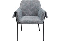 Naslonjač Bess Grey Flitter