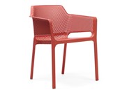 Stolica za terasu Net koraljna