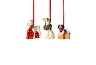 Nostalgic Ornaments ukras Psi (3/set)