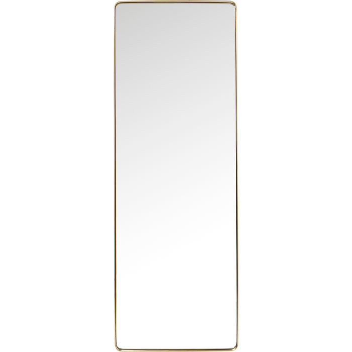 Ogledalo Curve Rectangular Brass 200x70 cm
