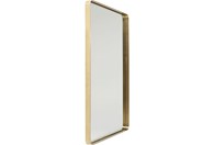 Ogledalo Curve Rectangular Brass 120x80