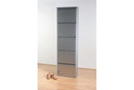 Ormarić za cipele Caruso 5 Silver Brushed