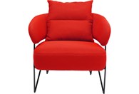 Fotelja s Rukonaslonom Peppo Red