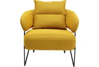 Fotelja s Rukonaslonom Peppo Yellow