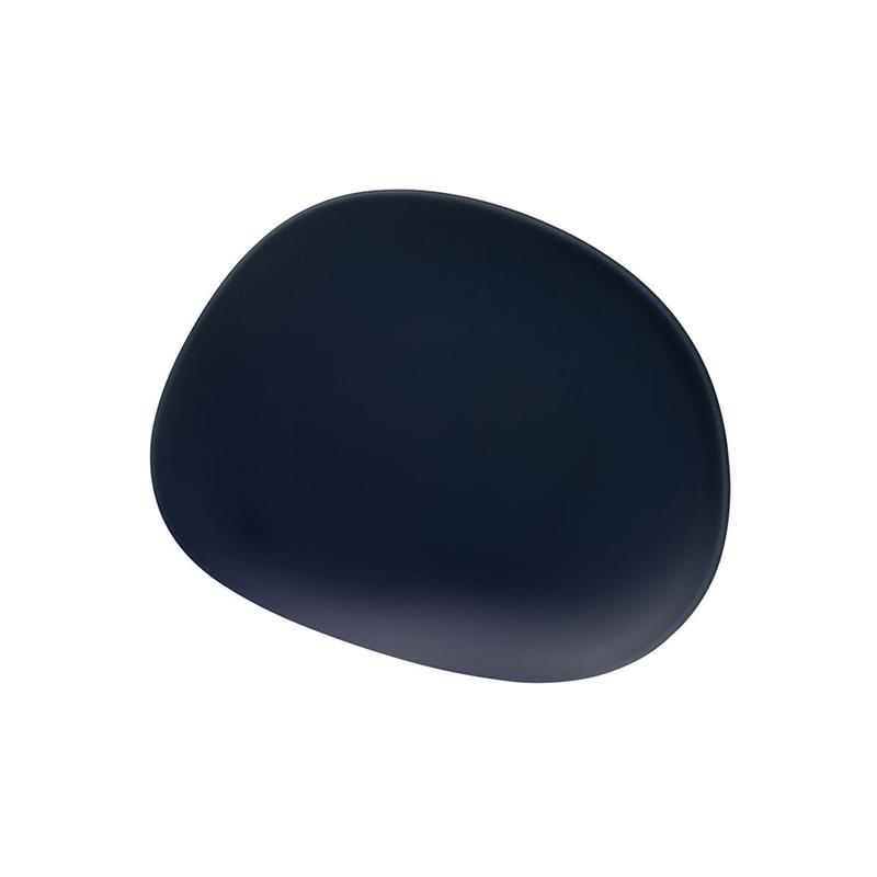 Organic Dark Blue desertni tanjur