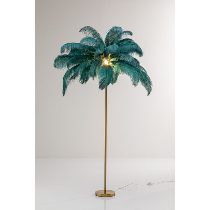 Podna Lampa Feather Palm Green