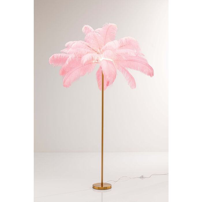 Podna Lampa Feather Palm Pink