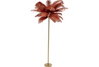 Podna Lampa Feather Palm Rusty Red