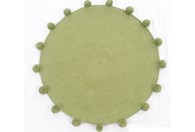 Podna prostirka Pompon zelena