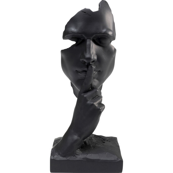 Ukrasna figura Quiet Face black 31cm