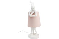 Stolna lampa Animal Rabbit white/rose 50 cm