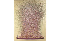 Slika Touched Flower Boat Gold Pink 160x120 cm