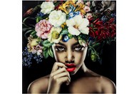 Slika Pretty Flower Woman 120cm