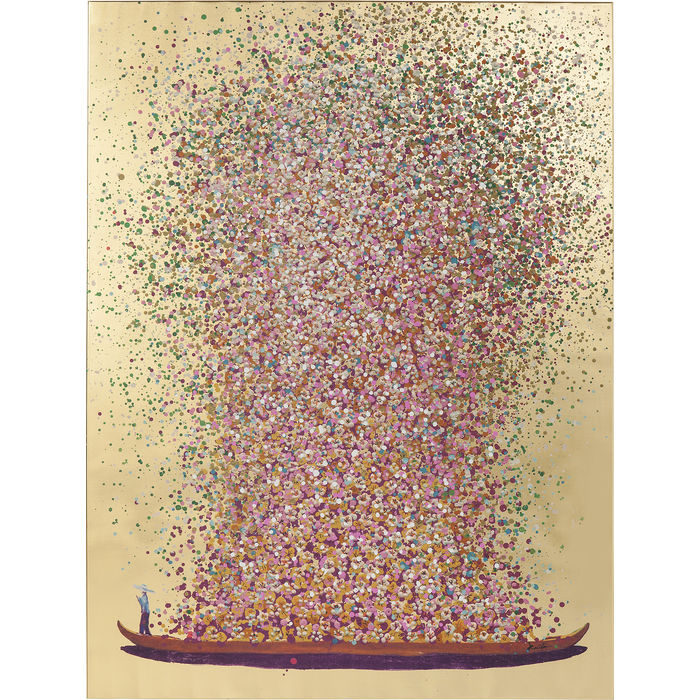 Slika Touched Flower Boat Gold Pink