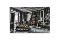 Staklena slika Vintage Piano Room 100x150