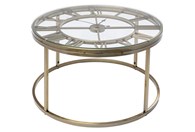 Klupski stolić Roman Brass D76 cm