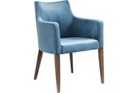 Stolica s rukonaslonom Mode Velvet Bluegreen