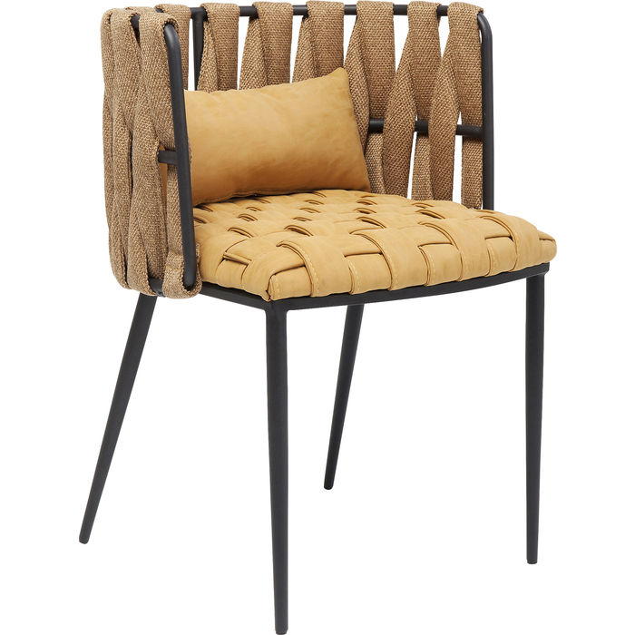 Stolica s rukonaslonom Cheerio žuta