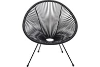 Fotelja Acapulco Crna